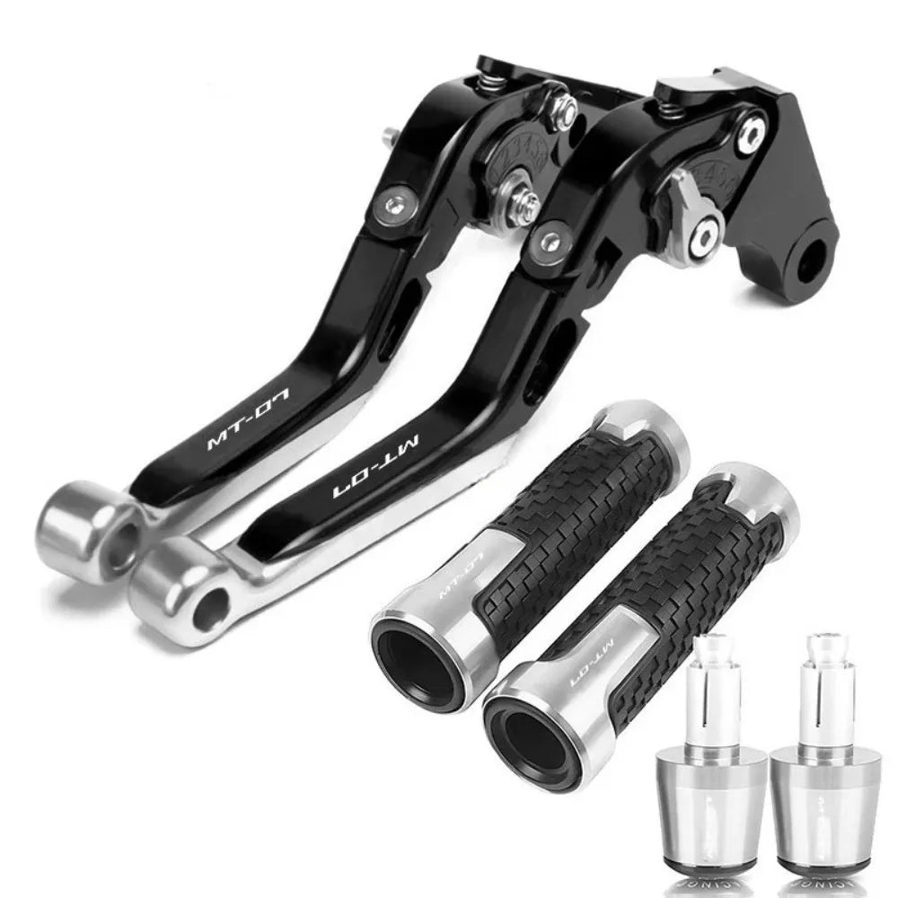 Motorcycle CNC Adjustable Folding Extendable Brake Clutch Levers Handle For Yamaha MT-07 FZ-07 MT 07 FZ07 MT07 FZ 07 2014-2025