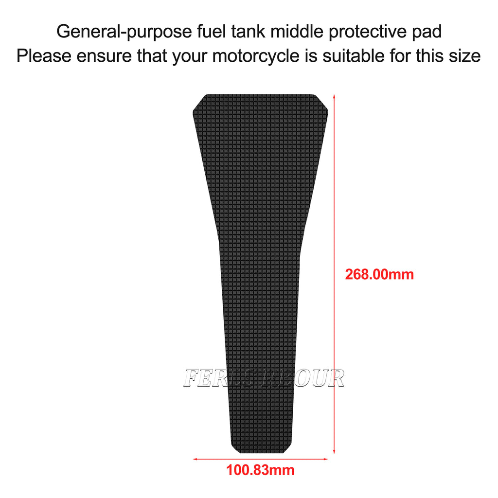 For HONDA AFRICA TWIN CRF1100 L 2020-20  Motorcycle Tank Pad Rubber Black Anti Slip Gas Fuel Tank Protector Sticker Anti Scratch
