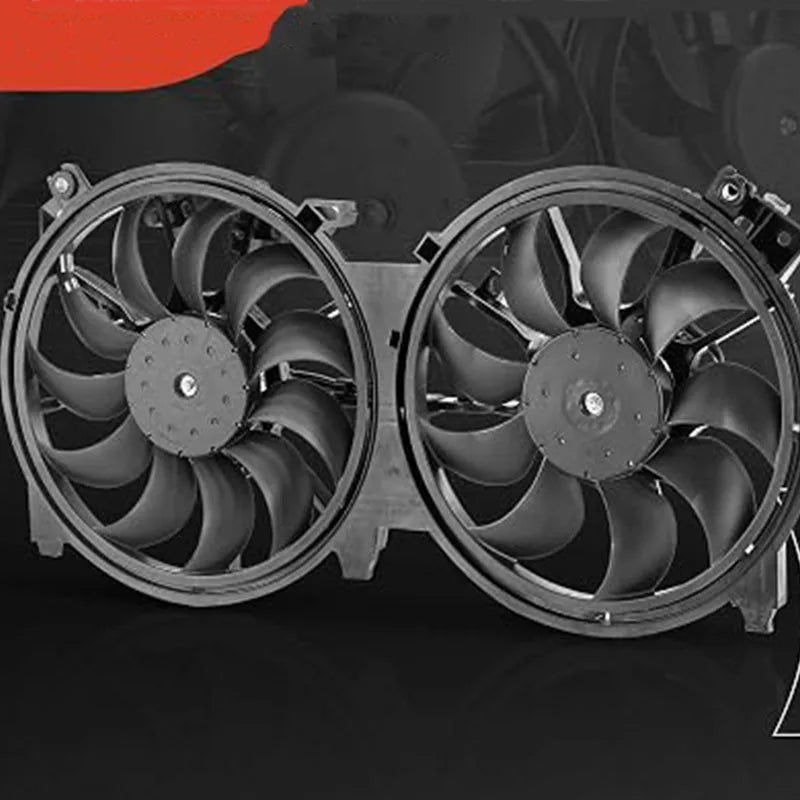 مروحة تبريد الرادياتير OE 21481JA000 21481JA100 214813NT0A 21481ZX51A 214813TB0B لسيارات NISSAN Altima 2007-2019 Maxima 2020-2022
