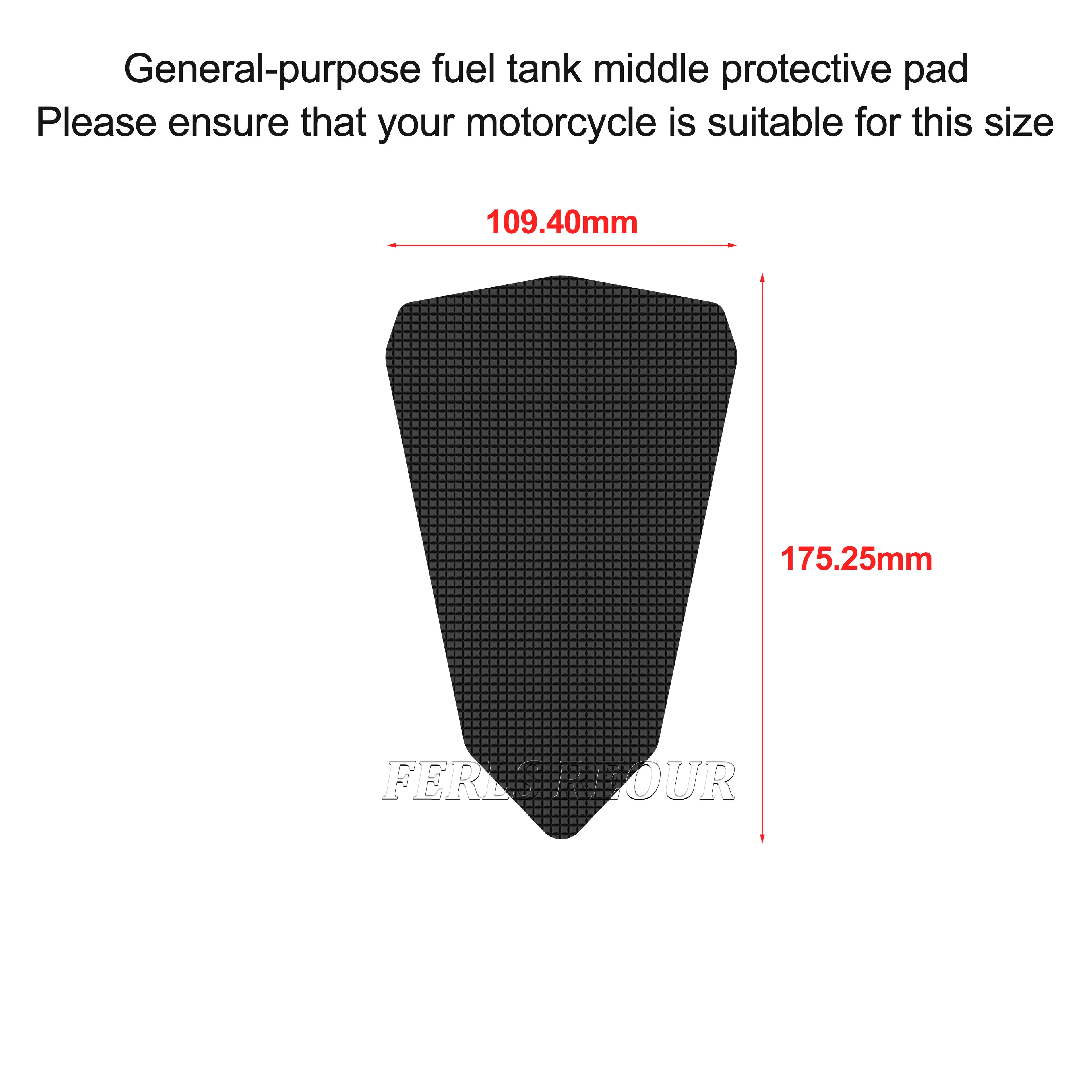 Fuel tank gaskets, rubberpads, scratch-resistant and shock-absorbing pads suitable for Ducati Panigale V4 1100 18-21.