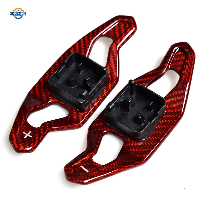 Carbon Fiber Steering Wheel Paddle Shift for Audi A3 Q3 S5 A4 S4 B8 Q5 S6 A5 S5 Q7 SQ5 Q6 S6 C7 TT TTS RS3 A7 S7 A5 RS6 A8 S8 S3