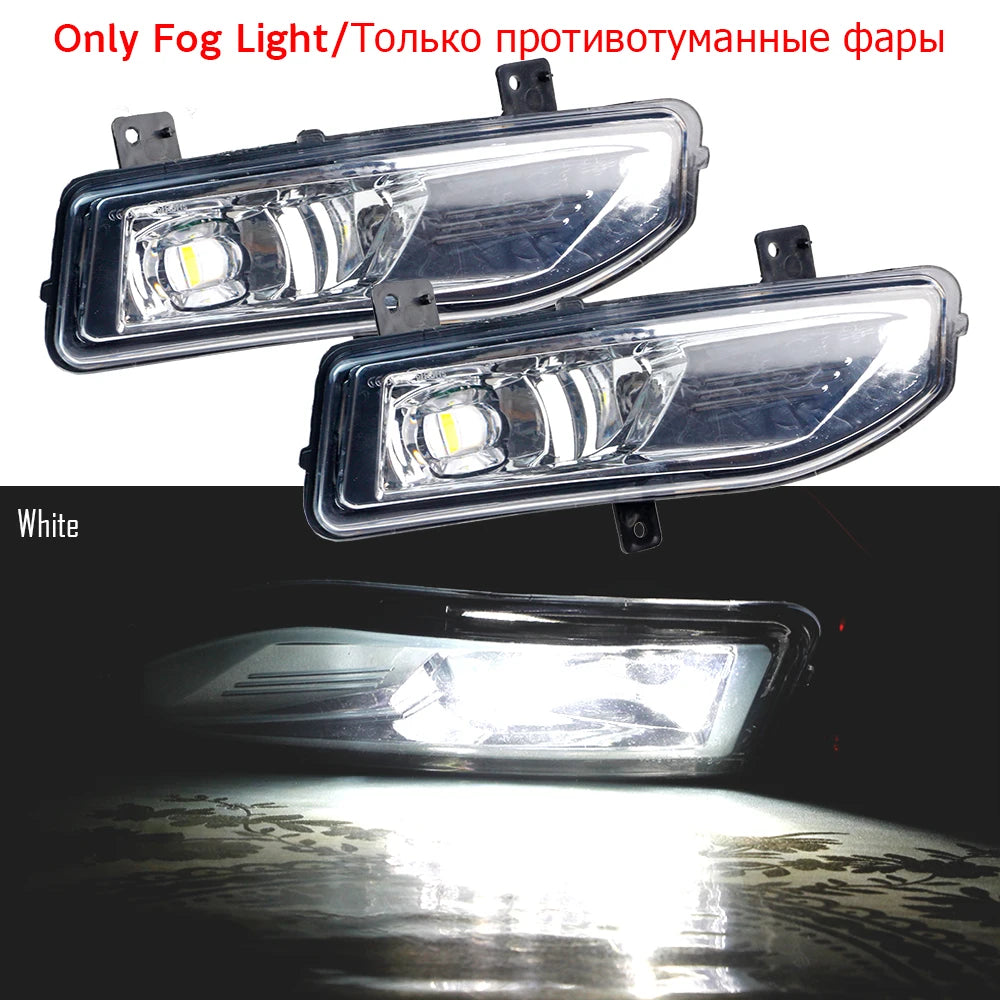 30 واط 4000 لومن مصباح ضباب أمامي LED للسيارة مع غطاء وقوس سلك التوصيل لنيسان X-Trail T32 2017 2018 2019 2020