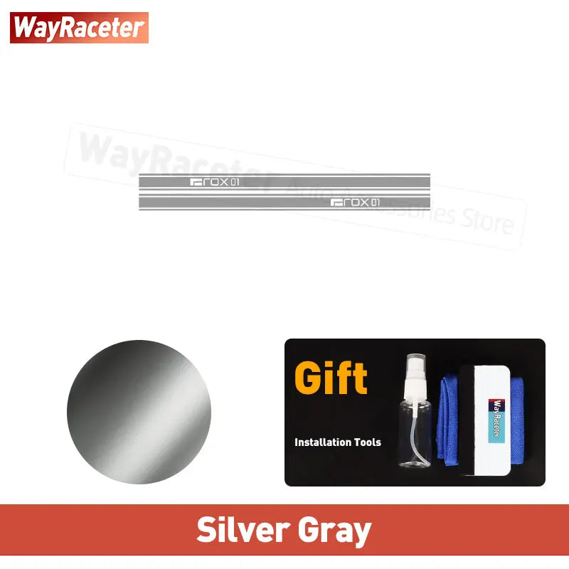 2 Pcs/Set Door Side Stripes Sticker Carbon Fiber Vinyl Decal For Polestones 01 ROX 01 2025 2026 2023 2024 Accessories
