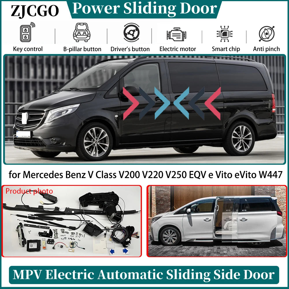 for Mercedes Benz V Class V200 V220 V250 EQV e Vito eVito W447 Automatic Electric MPV Side Power Sliding Door Control System