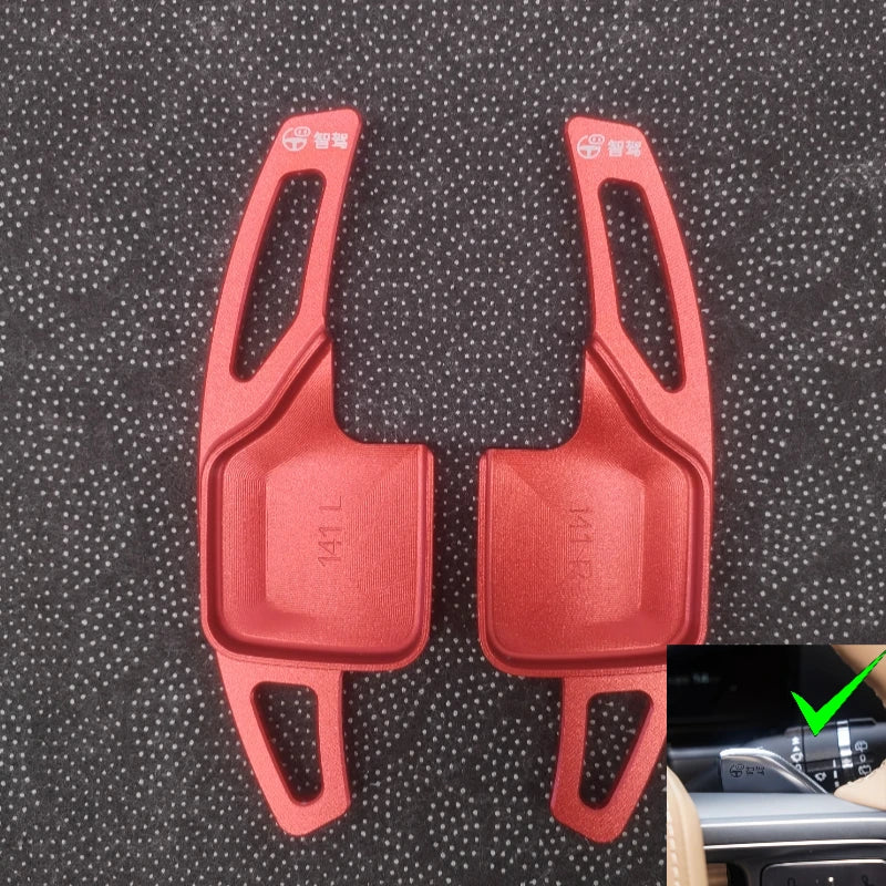 For BYD Formula Leopard 5 Denza B5 Titanium 8/3 2023-2025 Titanium 7 2025 Steering Wheel Gear Shifters Paddle Shift Extension