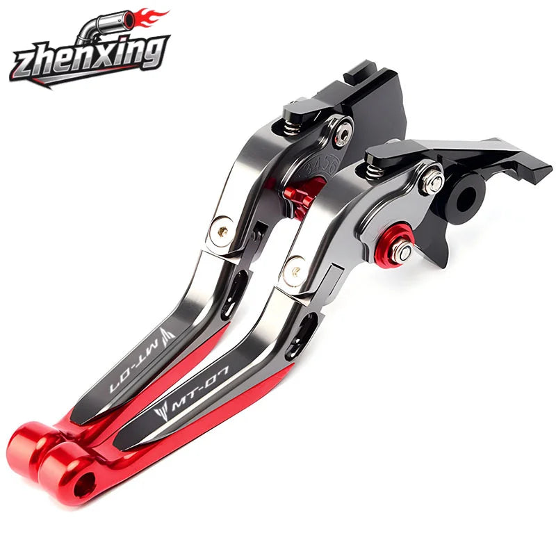 For YAMAHA MT-07 FZ-07 MT 07 FZ07 MT07 FZ 07 2014-2025 Motorcycle CNC Adjustable Folding Extendable Brake Clutch Levers Handle