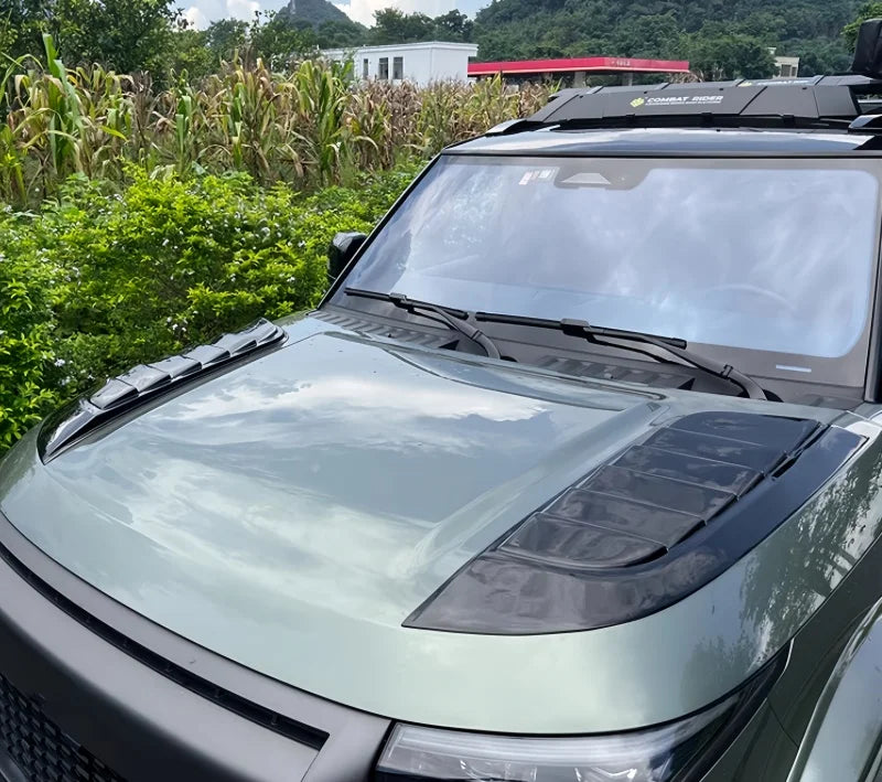 Car Hood Hood Cover Decorative Plate Fit for ROX 01 Modified Auto Hood Cover Decorative Sticker Car Exterior Decoration Parts