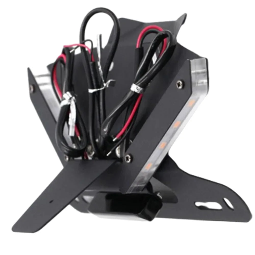 12V DC LED Motorcycle Rear Fender Eliminator Kit Tail Tidy Rear Fender License Plate Holder For Ducati Panigale V4 2018-2021