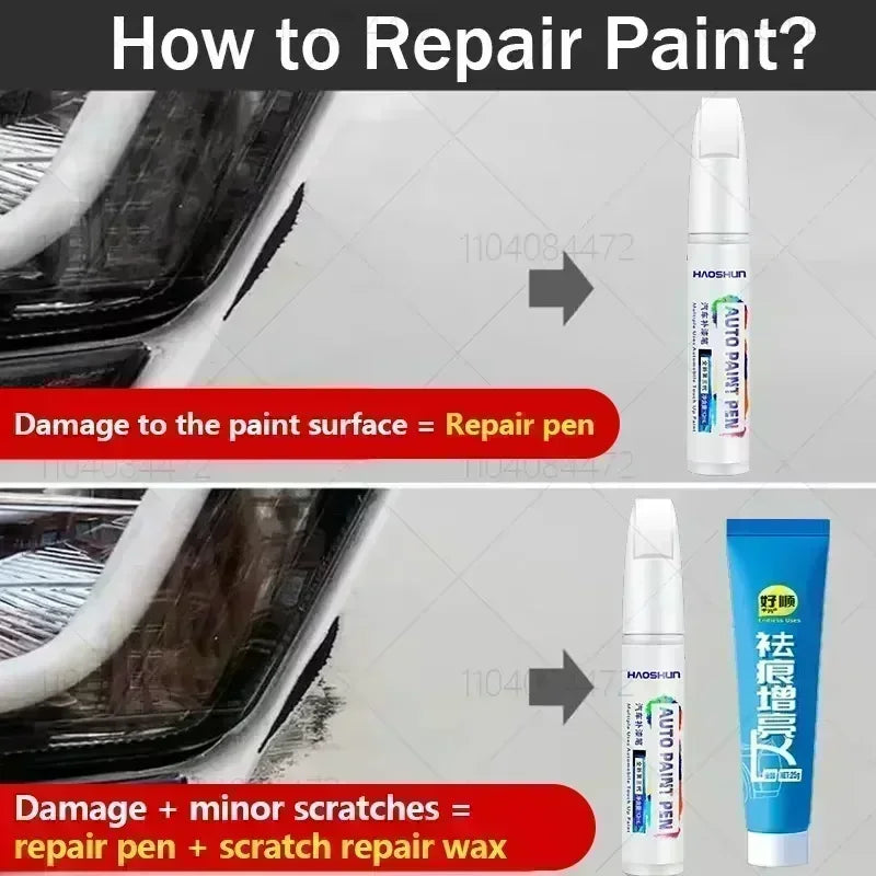 Car Paint Repair Pen Paint Scratch Repair Accessories Black 202 Blue 8X0 White 040 089 For 1951-2025 Toyota Land Cruiser