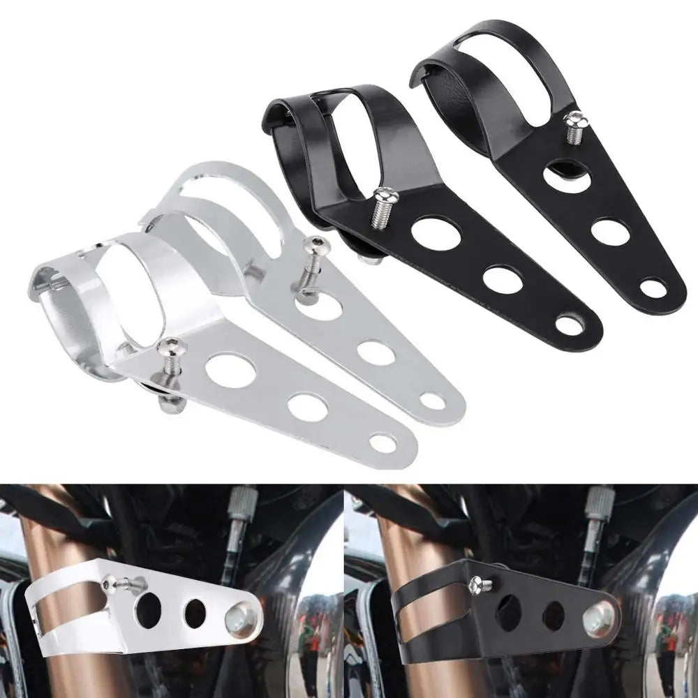 Universal Motorcycle Headlight Bracket Fork Headlamp Holder For 1290 Super Adventure Crf1100 Africa Twin F800gs Kawasaki Z900