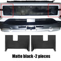 Installation and pasting of matte black exterior modification parts for grille decorative cover For BYD SHARK 6 2024 2025