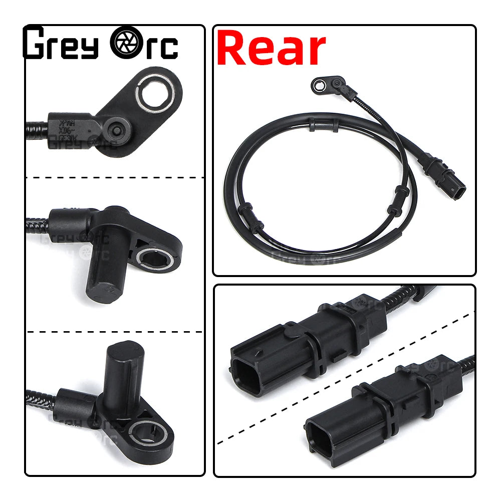 Front Rear Brake Wheel Speed Sensor Wires System ABS Sensor Cable Line For Kawasaki Ninja 400 Ninjia400 Z400 Z 400 2019-2022