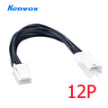 12Pin 0.7 Car Navigation Reversing Mirror Wiring Harness Connector Automotive Audio Vehicle Central Control Plug