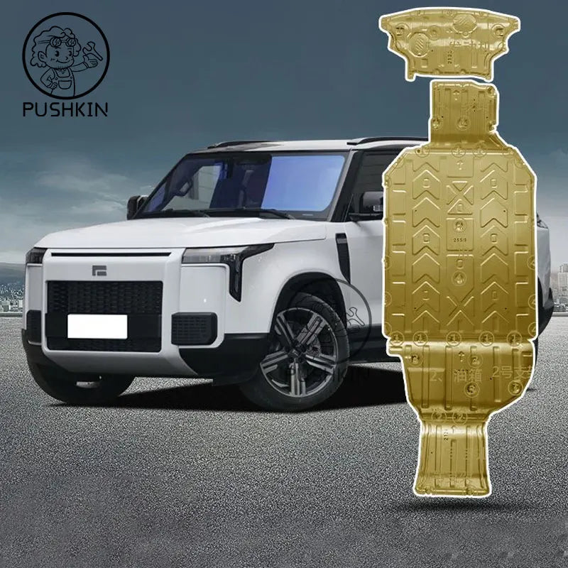 For BAIC JISHI polestone 01 Rox 01 2024 2025 2026 Accessories 252KM Engine Guards Manganese Steel Engine Protection Device