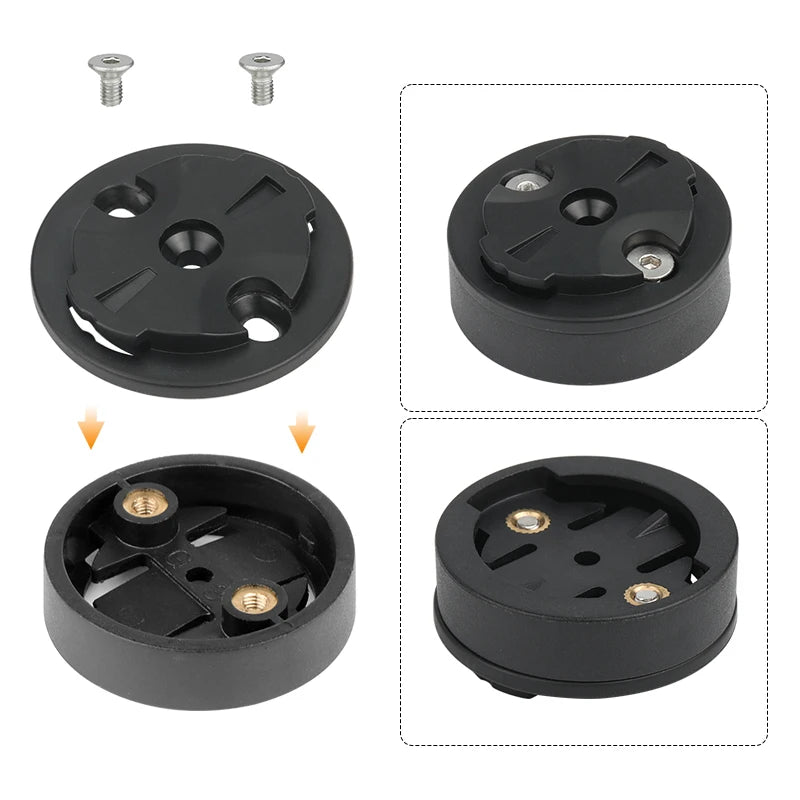 Bicycle Speedometer Mount Bracket Fixed Base Accessories for Garmin Bike Front Light Convex Male Buckle Replacement Repair Parts