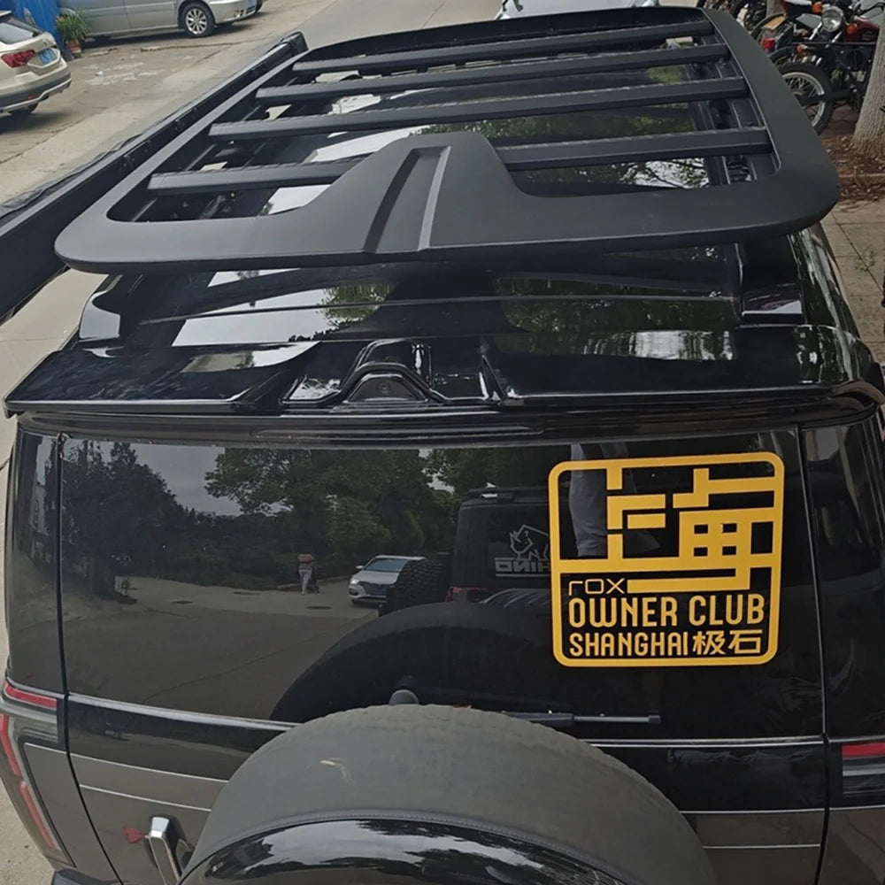Car Modification Kit Special Tailgate Top Wing Fixed Wing Fixed Pressure Tail Wing For 2024 2025 BAIC JISHI Polestones 01 ROX 01