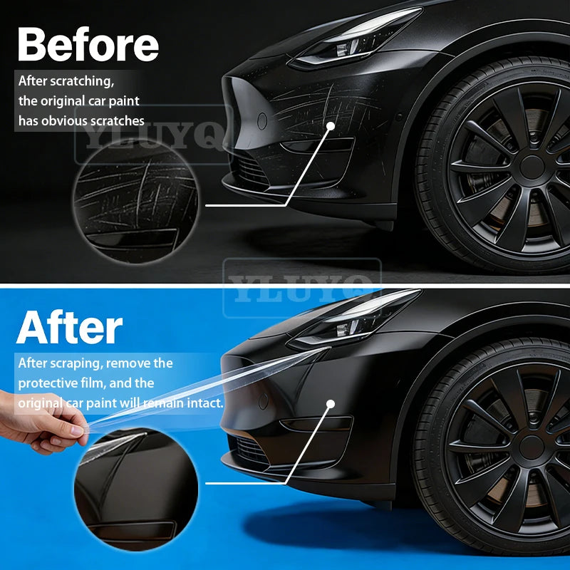For BYD Formula Leopard 5 8 Car Interior Protection Film TPU Center Console Anti-Scratch Film Car Interior Stickers