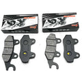 For KAWASAKI Z125 Ninja 125 2019 2020 2021 2022 BR250 Z250 SL ABS 2014 2015 2016 2017 Motorcycle Front Rear Brake Disc Pads Kit