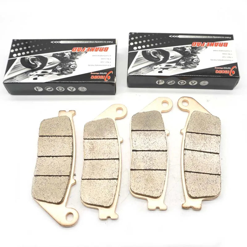 Motorcycle Front & Rear Sintered Brake Pads For KAWASAKI EX650 Ninja 650 2017-2023 ZR750 2007-2010 Z750 ABS 2007-2009
