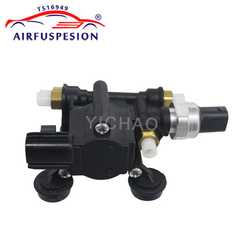 3PCS Front+Rear+Reservoir Tank Valve Block For Land Rover Discovery 3 4 LR3 LR4 L319 Range Rover Sport L320 RVH000055 RVH000046