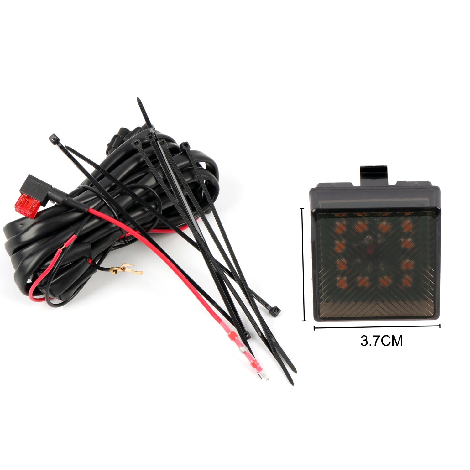 مناسب لسيارة تويوتا لاند كروزر برادو J250 LC250 2024 2025 ضوء شبكة أمامية LED مصباح تحذير للقيادة النهارية شبكة DRL ضوء أصفر
