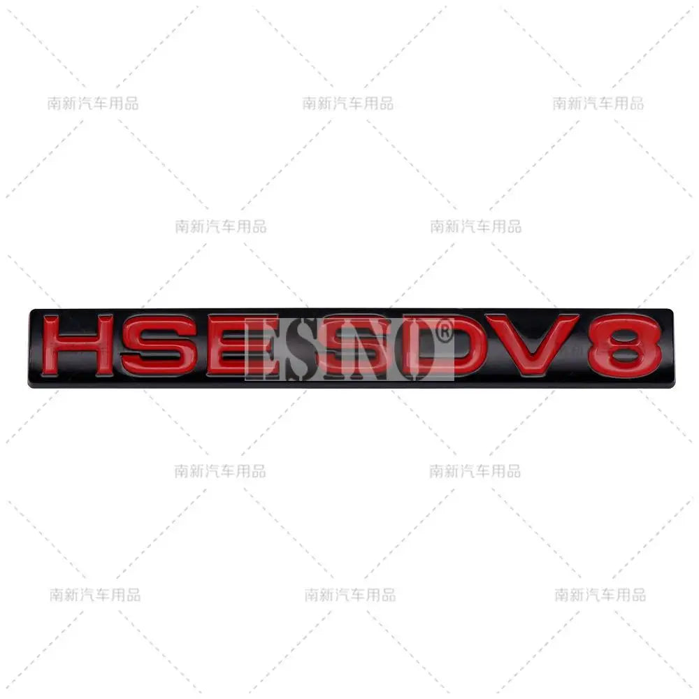 New 3D HSE SDV6 SDV8 ABS Adhesive Emblem Badge Decal for Land Rover Ranger Rover Voguese Defender