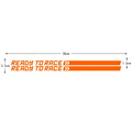 READY TO RACE Reflective Motorcycles Motorcross Stickers Decor Motor Bike Body Fuel Tank Decal Accessories for KTM  Adventure