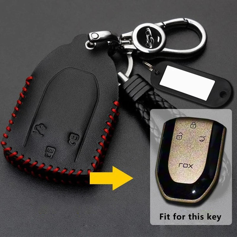Car Key Case for Rox Adamas 2026 Jishi Polestones 2025 Accessories Keychain Remote Cover Shell Housing Ring Holder Fob