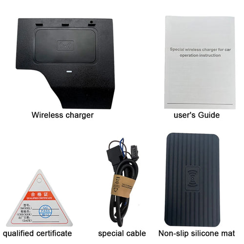 15W Special Car QI Wireless Charger For Nissan Sylphy 2020 2021 2022 wireless phone charger charging phone holder accessories