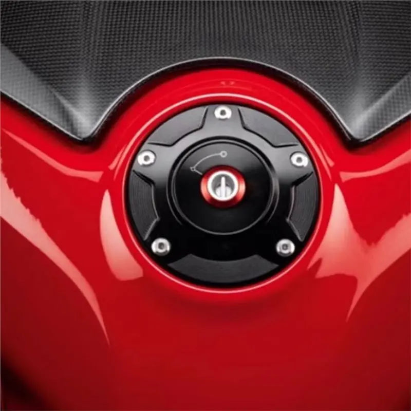 AB16-Aluminum Alloy Quick Release Motorcycle Fuel Tank Cap Cover For Ducati Panigale V4 899 959 1299 Streetfighter V4 V2