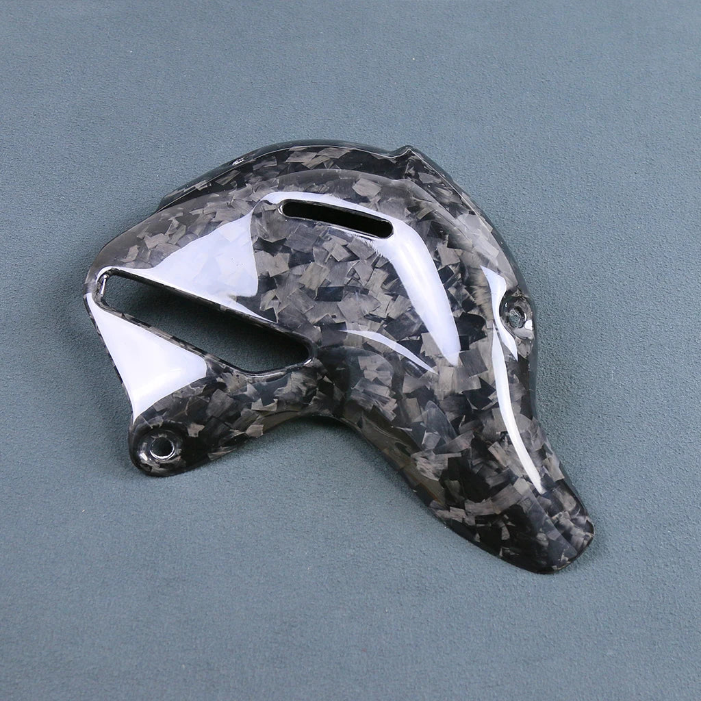 For Ducati Panigale V4 V4S V4R Motorcycle Modification with Carbon Fiber Sprocket Cover Heat Shield Protection Cover 2018+