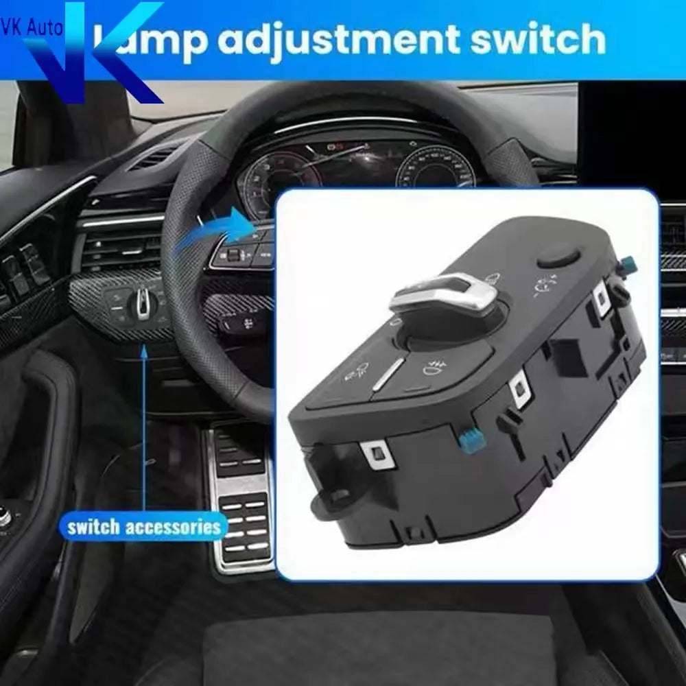 Car Lght Switch For Audi A4 A5 Q5 Q7 4M0941531AA Headlight Switch with HUD switch 4M0 941 531 AA