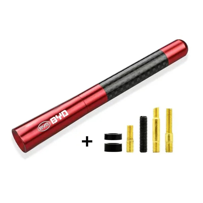 Strong Signal 12cm Car Antenna for BYD Atto 3 Seal Dolphin Sealion 6 Yuan Plus Seal U Tang Telescopic Carbon Fiber Radio Antenna