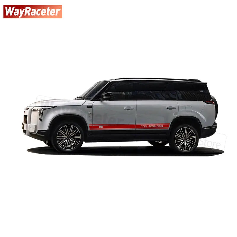 2 Pcs/Set Door Side Stripes Sticker Carbon Fiber Vinyl Decal For Polestones ROX ADAMAS 2025 2026 Accessories