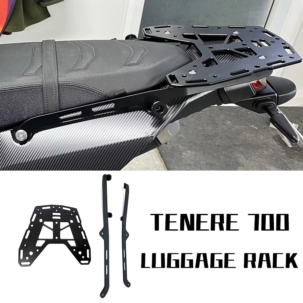 Rear Side Luggage Rack System for Yamaha Tenere 700 2021–2025 Compatible T7 T700 Side Luggage Rack Rack Enlargement Carrier