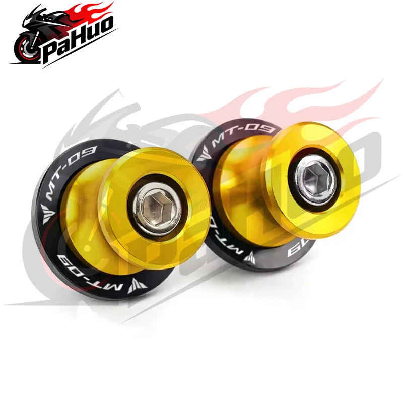 For Yamaha MT07 MT09 MT 07 MT 09 MT-07 MT-09 Swingarm Spools Sliders Stand Screws Swing Arm Motorcycle CNC Aluminum Accessories