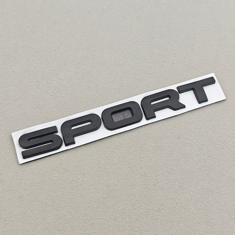 3D Metal Car Letters Sticker  Logo SPORT Badge Rear Trunk Emblem Accessories for Land Rover Discovery Range Rover Defender