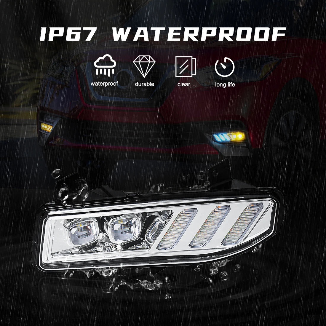 مصباح ضباب LED ضوء نهاري DRL لنيسان سنترا 2020 إكستريل روج كيكس 2017 2018 2019 2020 قشقاي 2019 2020 مصباح أمامي