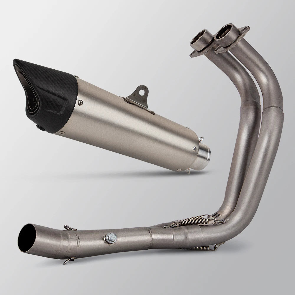 MT07 Exhaust System For Yamaha R7 MT-07 FZ07 XSR700 2014-2026 Motorcycle Escape Kit Street Bike Manifold Muffler with DB Killer