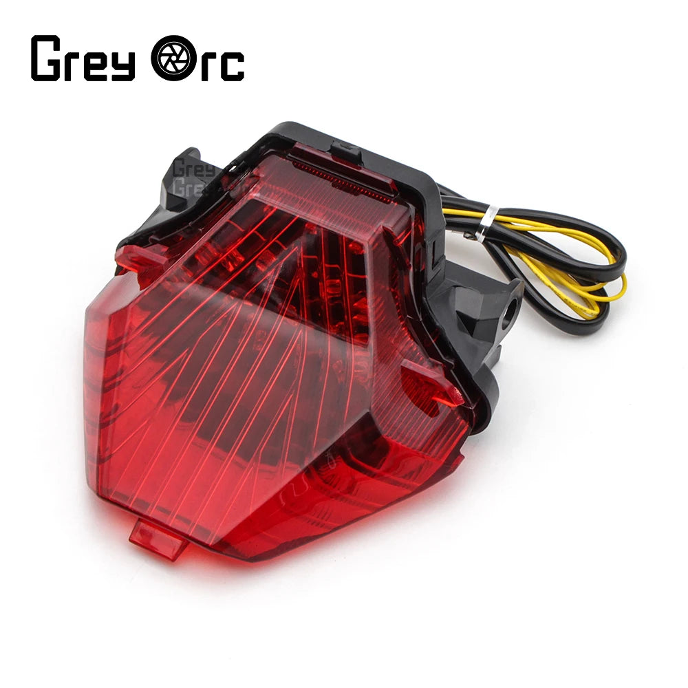 For Yamaha YZF R25 YZF R3 MT 25 MT 03 2015-2021 MT 07 FZ 07 2014-2017 Motorcycle LED Tail Light Brake Signal Integration