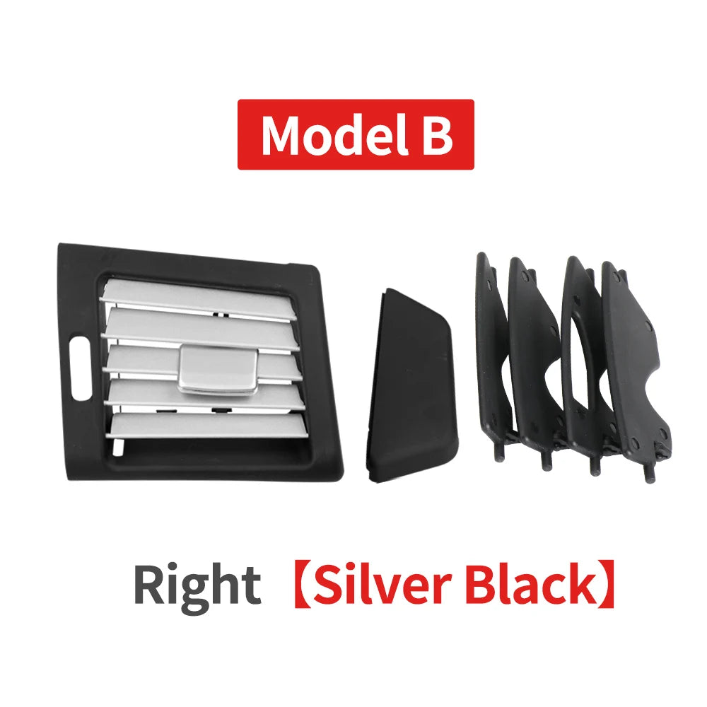 For Mercedes Benz W251 2009-2018 R300 R320 R350 R400 R500 Front Rear Fresh Air Conditioner Chromed AC Vent Outlet Grille Cover