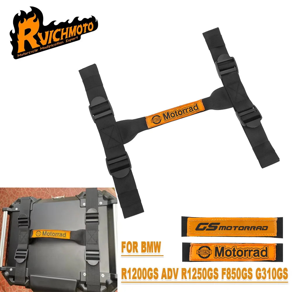 R1200GS R1250GS Adv Motorcycle Handle Rope Panniers Aluminum Side Box Top Case Adjustable For BMW R 1250 1200 GS F850GS G310GS