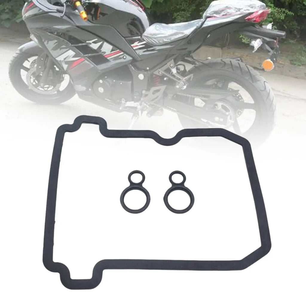 Motorcycle Cylinder Head Cover Gasket PP Material Easy Install Engine Seal for Kawasaki EX300 Ninja 300 2013-2017