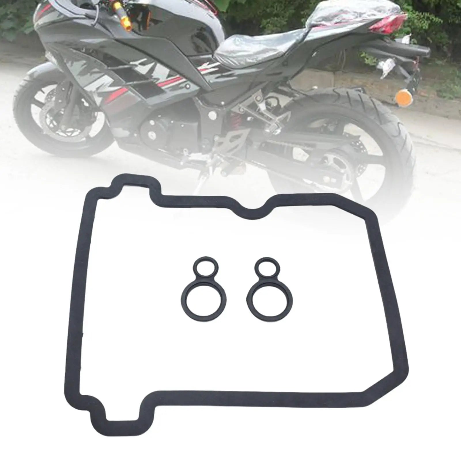 Motorcycle Cylinder Head Cover Gasket PP Material Easy Install Engine Seal for Kawasaki EX300 Ninja 300 2013-2017