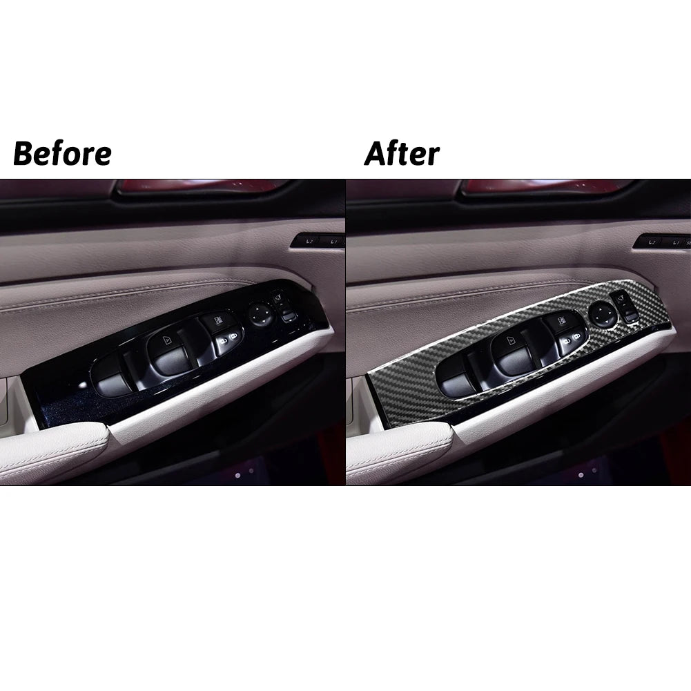 Car imitation Carbon Fiber Sticker For Nissan Altima 2019 2020 2021 2022 2023 Car interior Decorative accessories