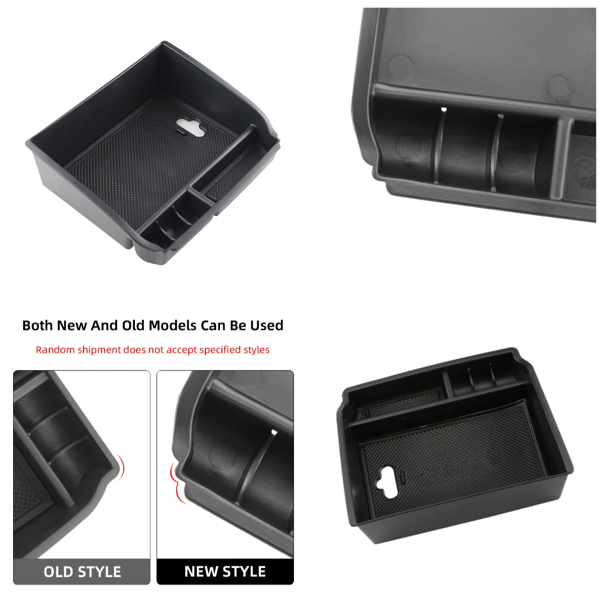 For Toyota Hilux Fortuner 2016 2017 2018 2019 2020 2021 2024 Car Armrest Storage Box Center Console Organizer Tray Pallet Holder