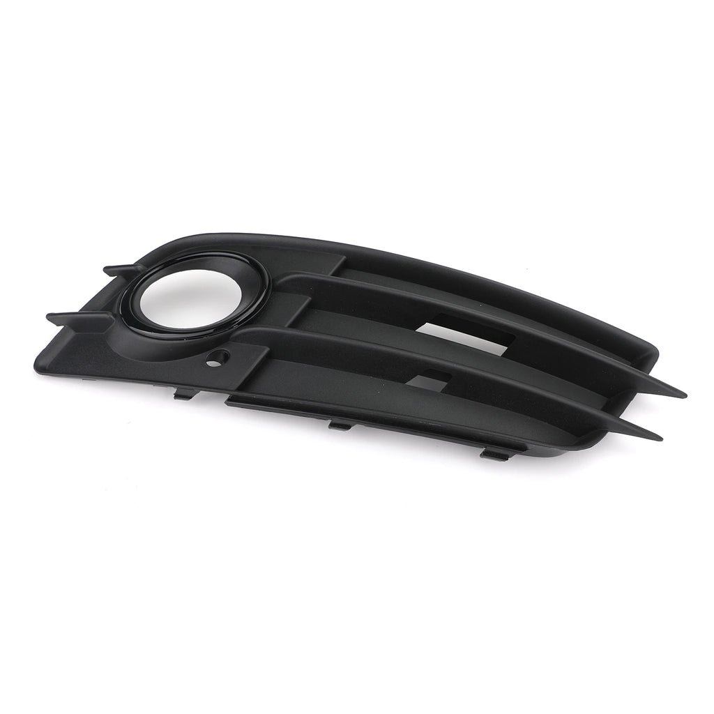 Front Bumper Black Fog Light Grille Cover For Audi A4 S-LINE S4 2008-2012 8K0807681C/8K0807682C Fog Light Cover