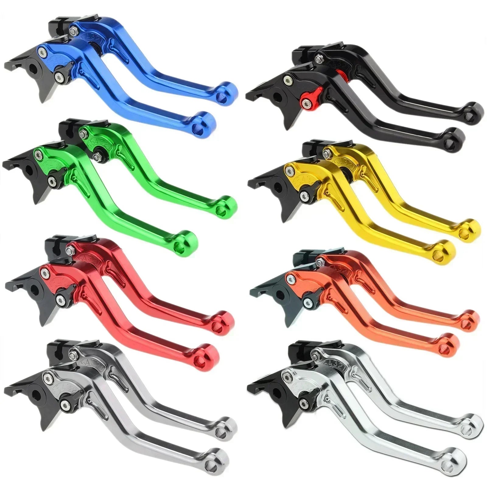 Ellipse Motorcycle Brake Clutch Levers For Yamaha FZ07/MT07 FZ09/MT09/SR 14-18, XSR 700/900ABS FZ-10/MT-10 16-18,  FZ6R 09-17