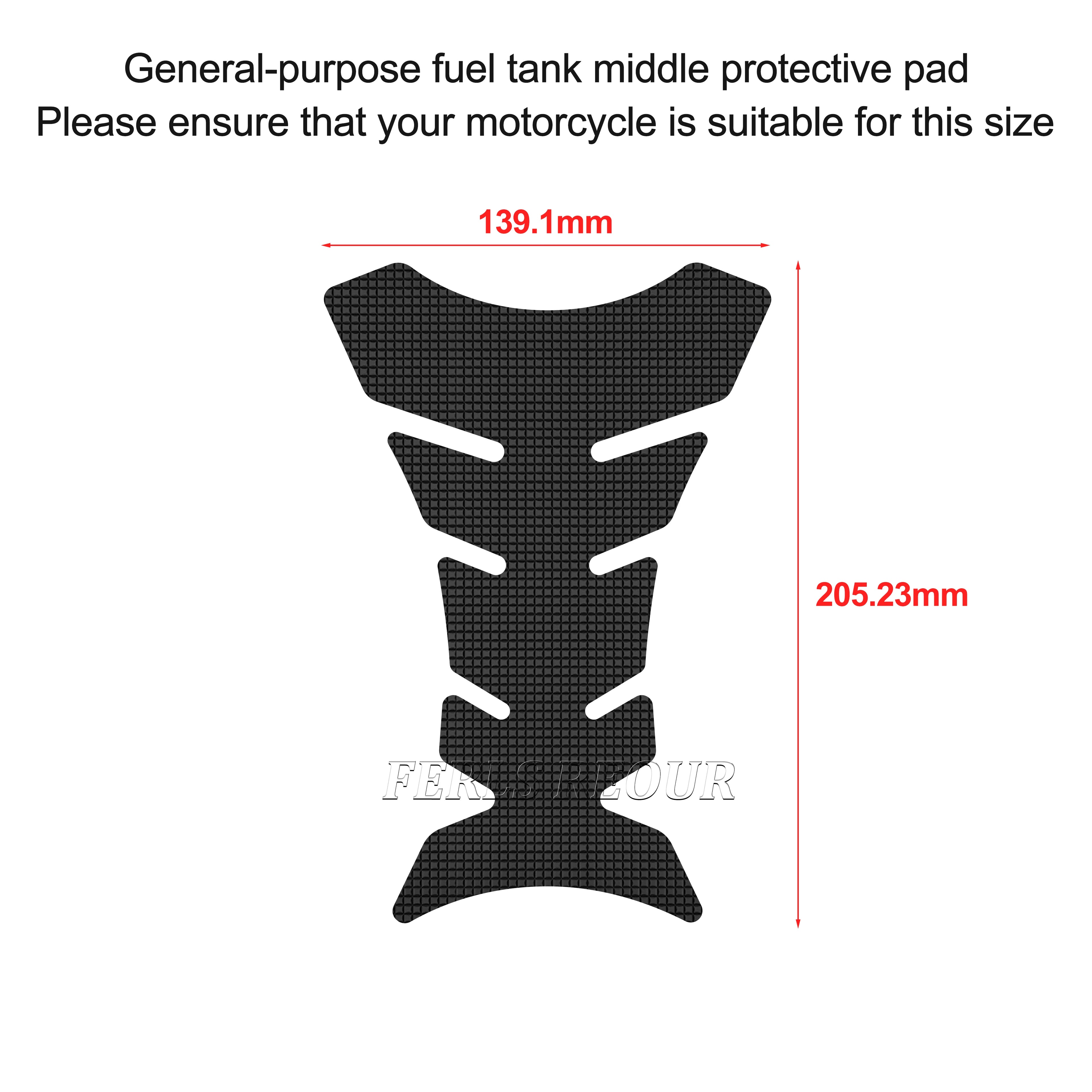 For Ducati panigale v4 1100 2018-2021  Decorative Tank Pad Rubber Gas Fuel Tank Protector Anti Scratch  Damping and buffering