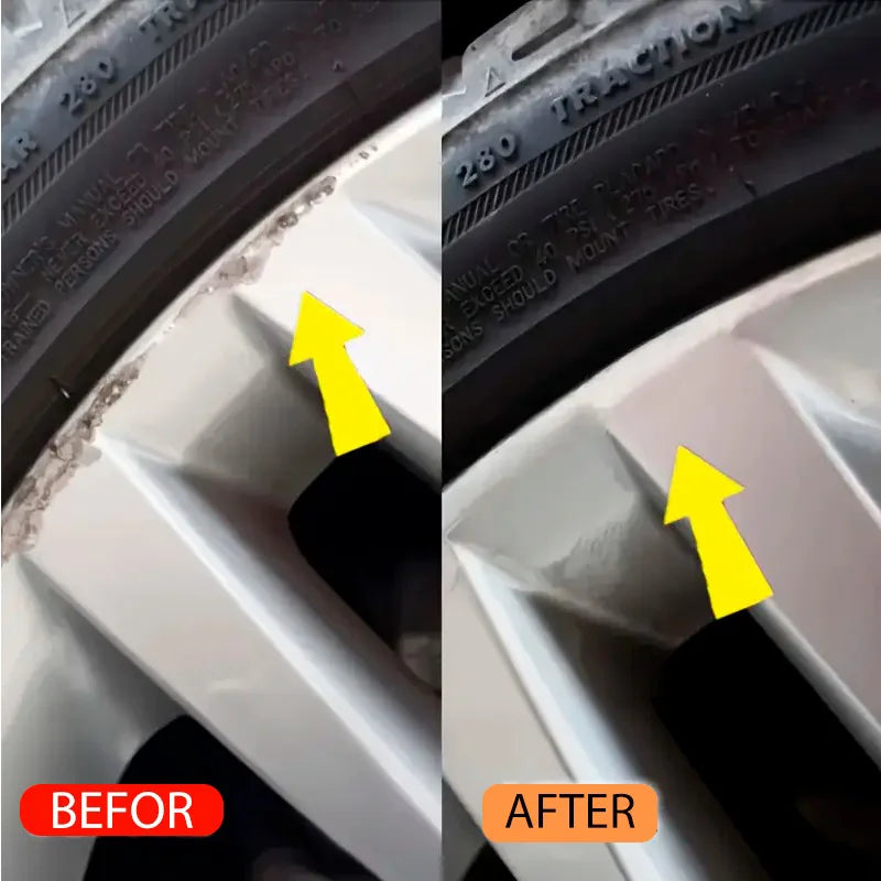 NEW 1 Piece Universal Wheel Repair Set - Alloy Rim Scratch Polishing Paste, Car Wheel Care Polishing Cream, Alloy Spoke Scratch
